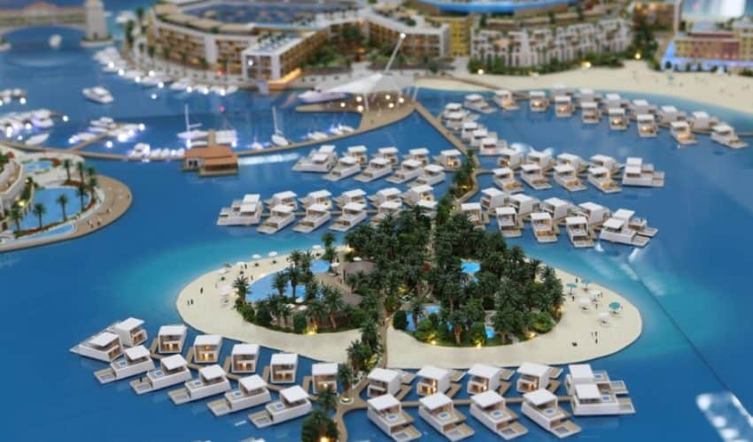 umělé ostrovy v Dubaji brzo